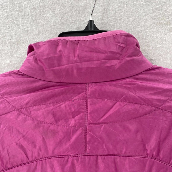 REI Quilted Puffer Jacket Womens SMALL Purple Lightweight Coat Pockets - Picture 8 of 13